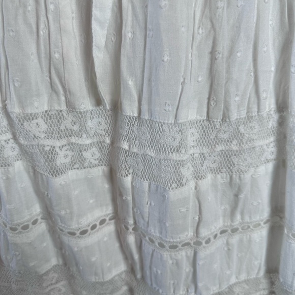 LOVESHACKFANCY
DONNA SKIRT - ANTIQUE WHITE - Picture 6 of 9